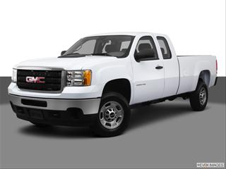 2012 GMC Sierra 2500 HD Extended Cab 4-door  Work Truck Pickup Front angle medium view photo